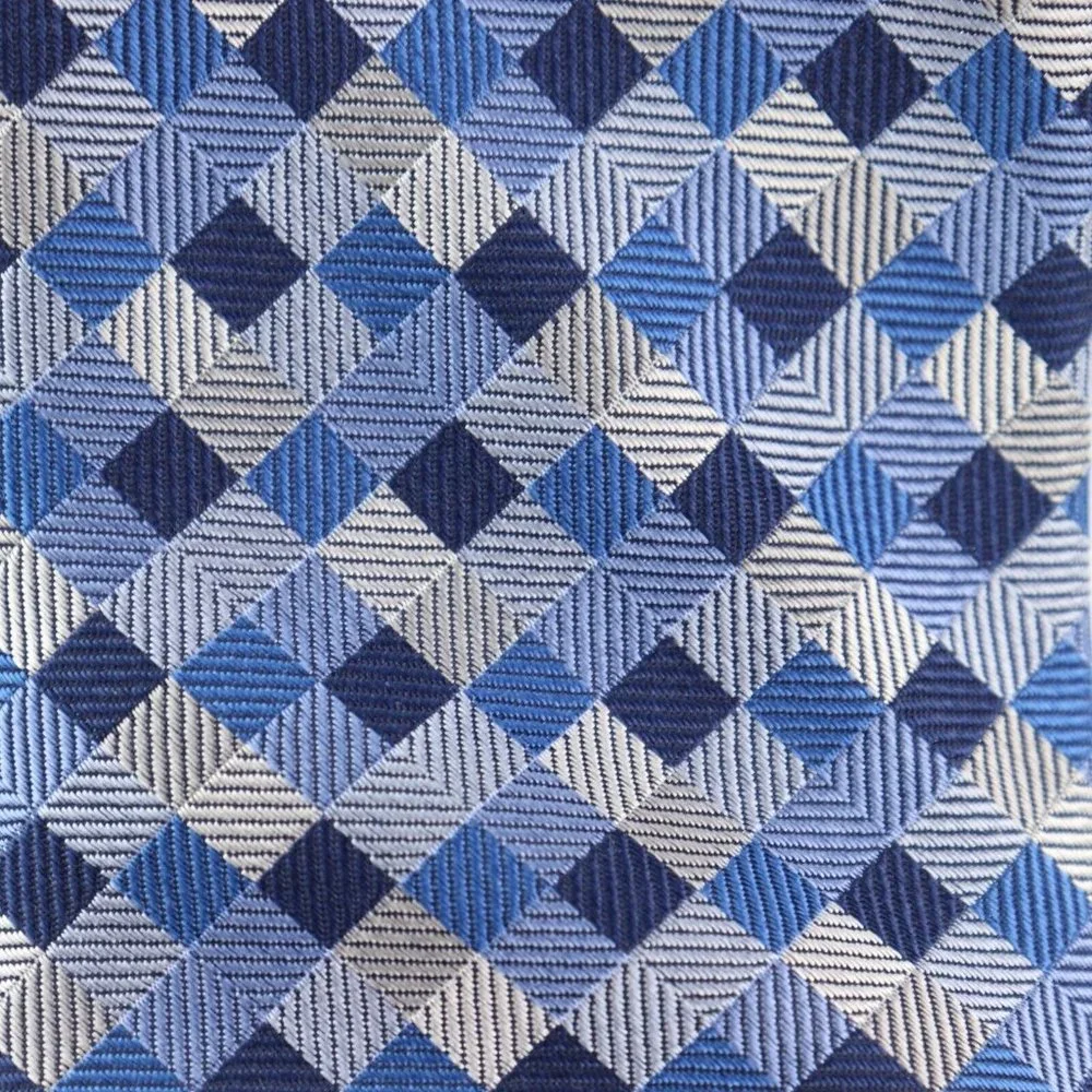 Bloomingdale's‎ The Men's Store, Blue Squared Men's Neck Tie